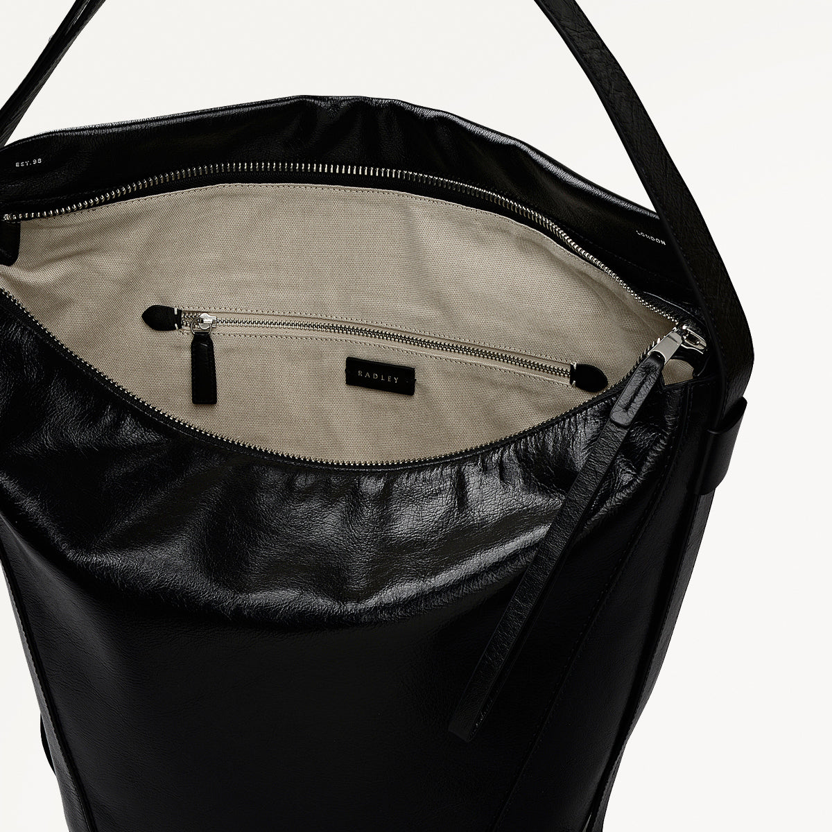 Black Large Ziptop Shoulder Bag - Radley London Women