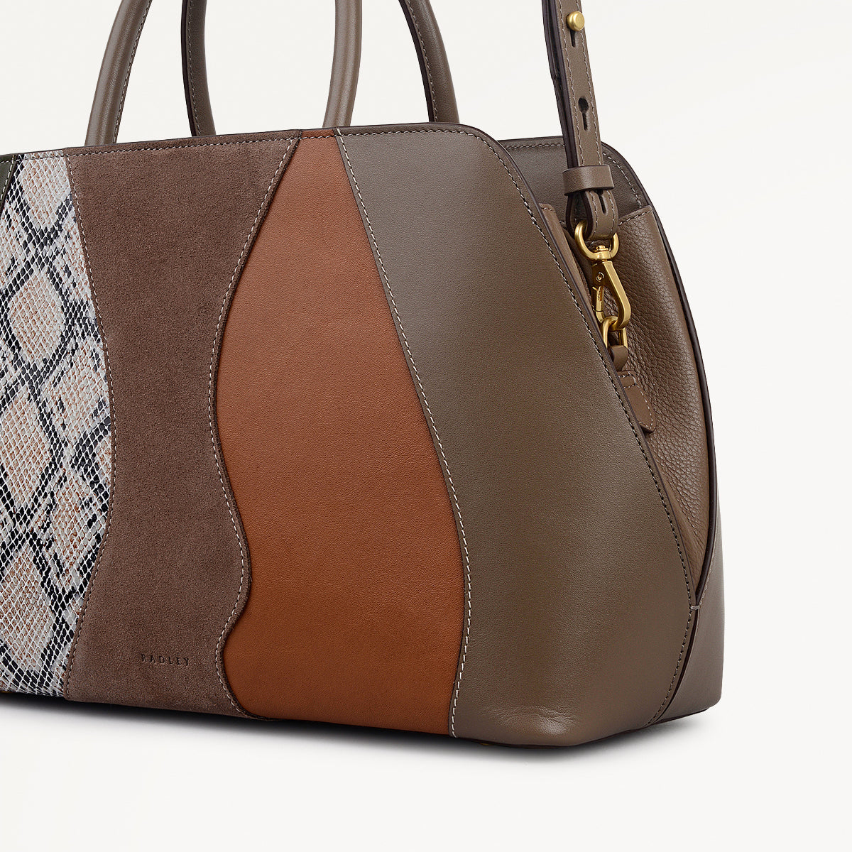 Coffee Medium Ziptop Grab Bag - Radley London Women
