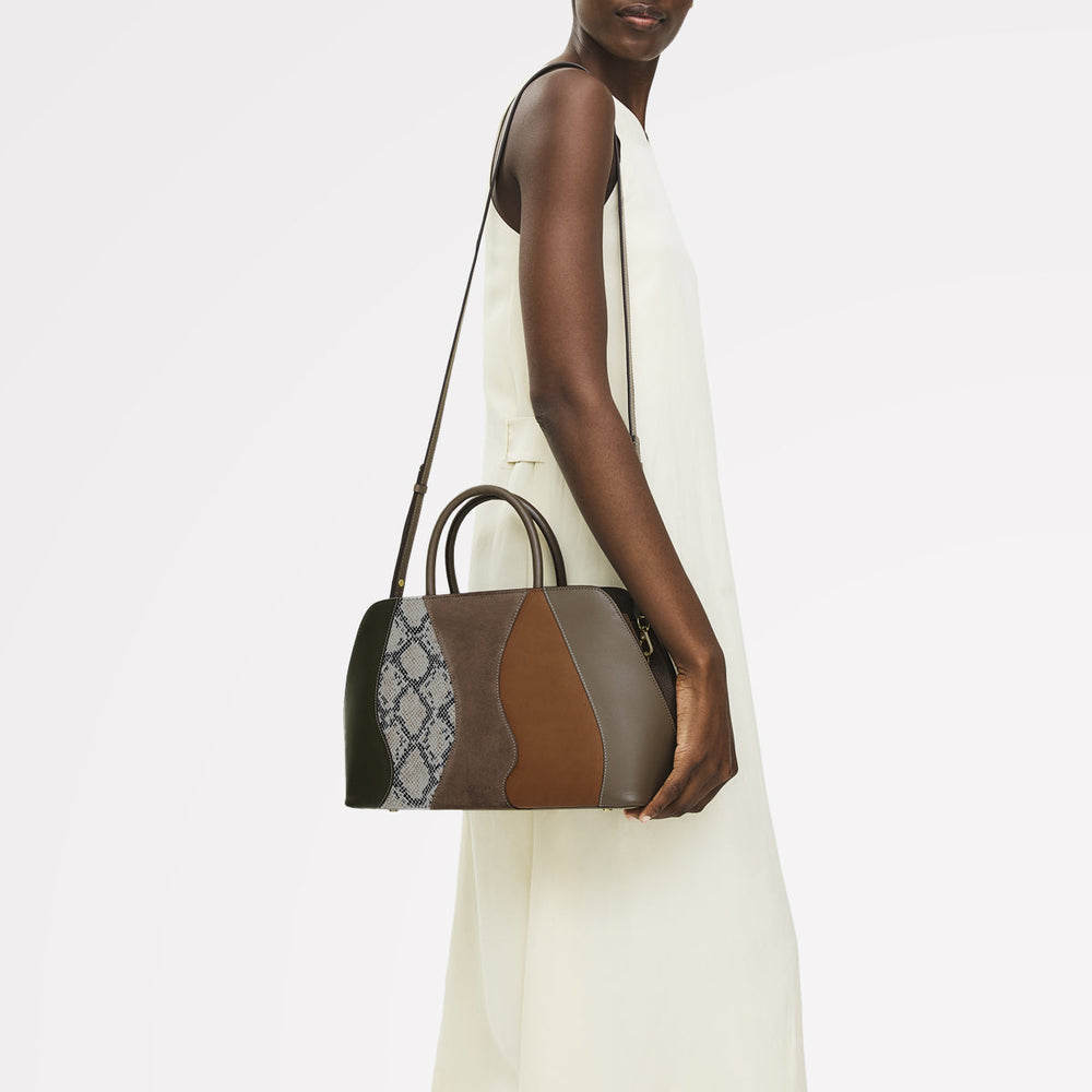 Coffee Medium Ziptop Grab Bag - Radley London Women