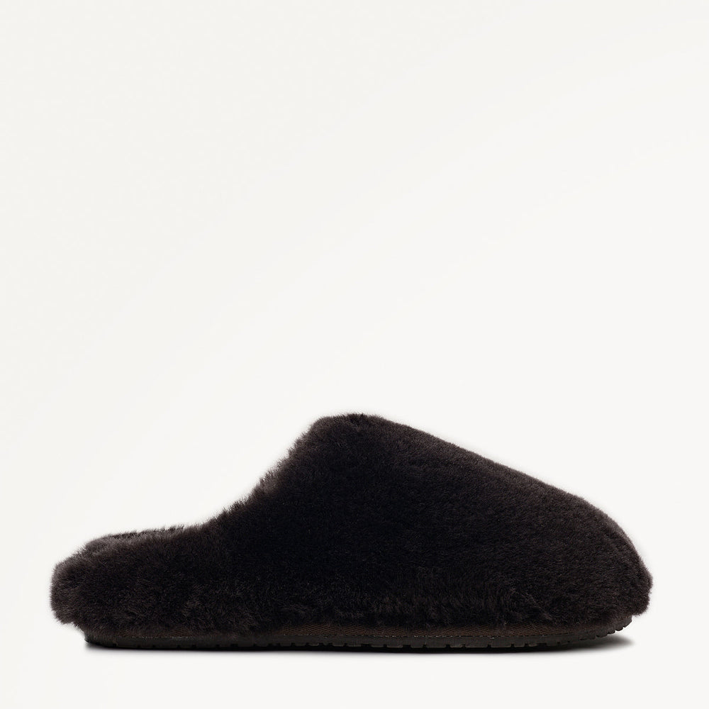 Chocolate Luxe Shearling Fluff Mule - Radley London Women