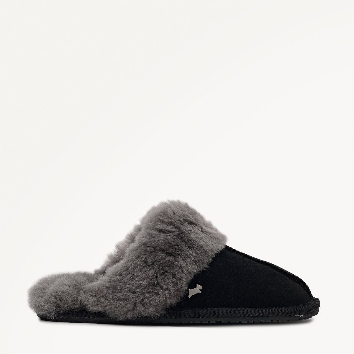 Black Seam Shearling Cuff Mule - Radley London Women