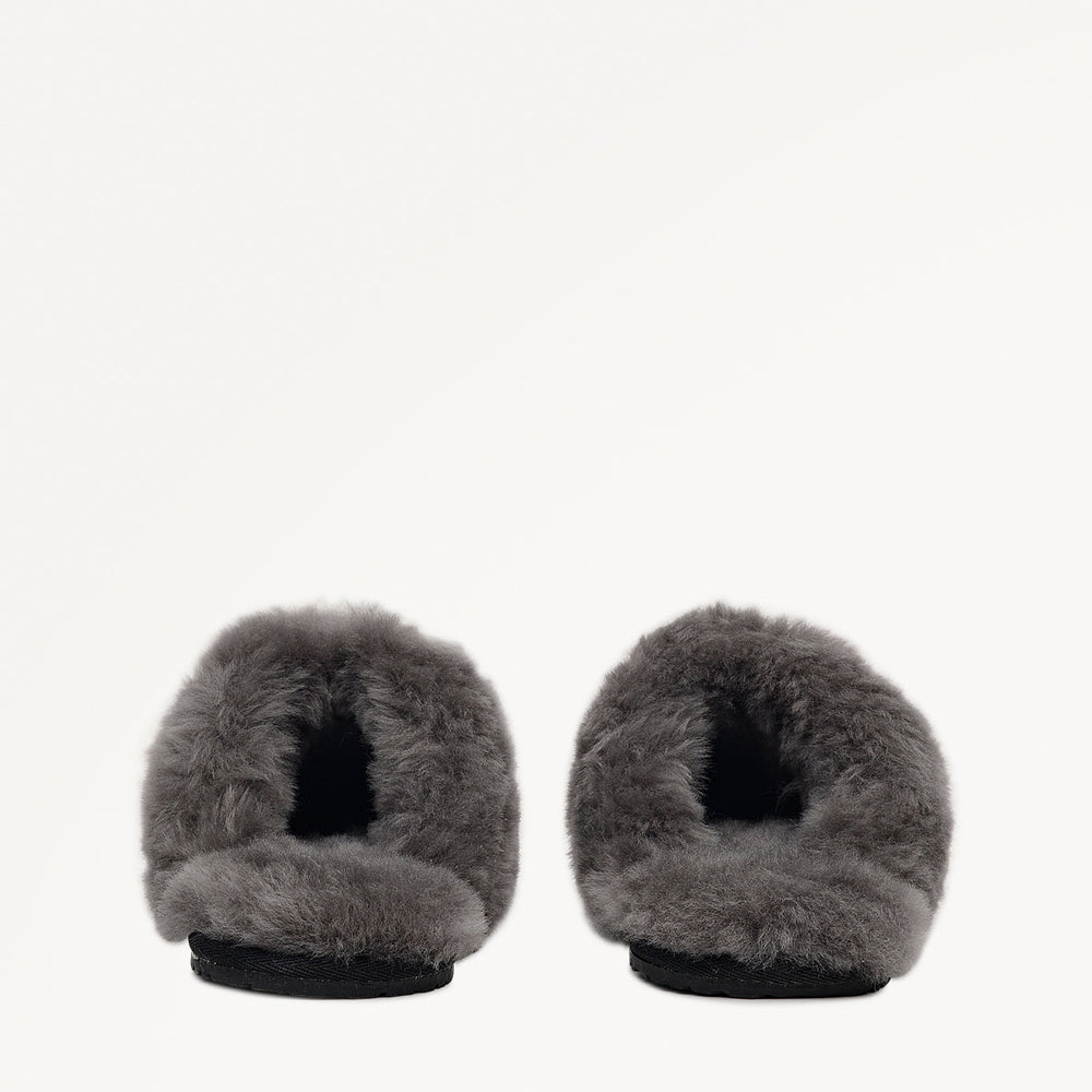 Black Seam Shearling Cuff Mule - Radley London Women