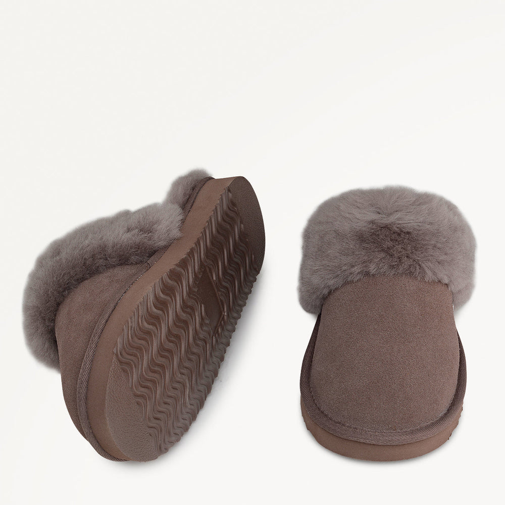 Mink Classic Shearling Cuff Mule - Radley London Women