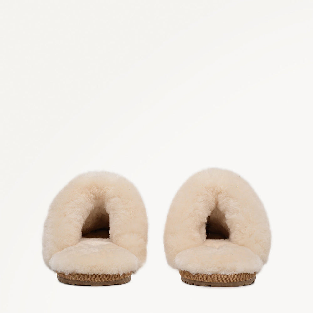 Tan Seam Shearling Cuff Mule - Radley London Women
