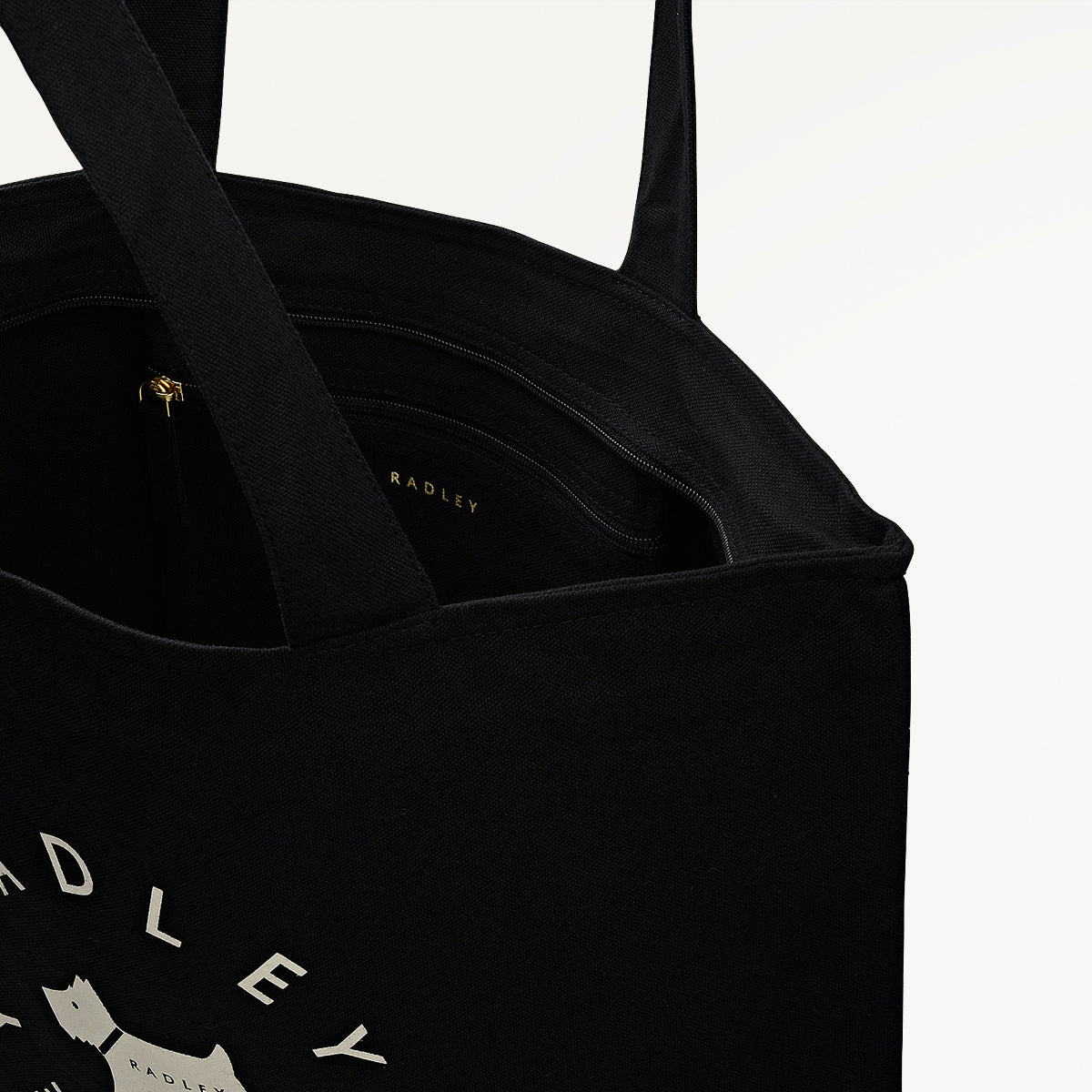 Black Large Ziptop Tote - Radley London Women