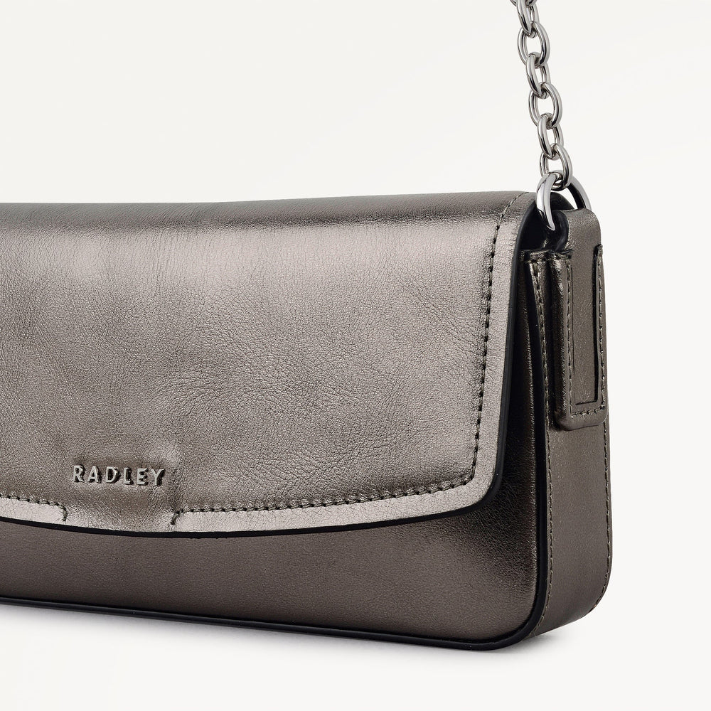 Gun Metal Large Phone Cross Body Bag - Radley London Women