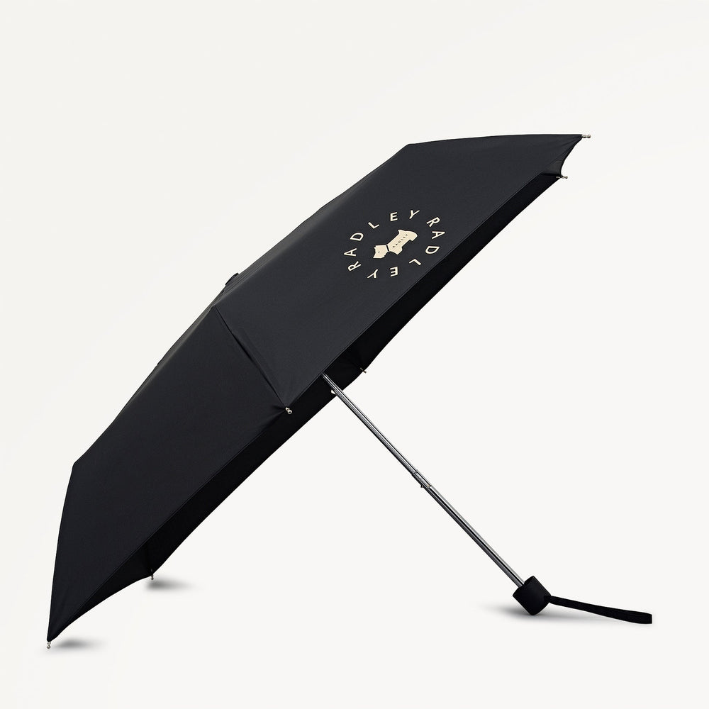 Black Superlite Responsible Umbrella - Radley London Women