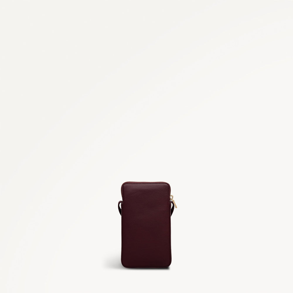 Dark Cherry Medium Phone Cross Body Bag - Radley London Women