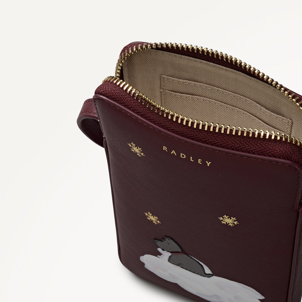 Dark Cherry Medium Phone Cross Body Bag - Radley London Women