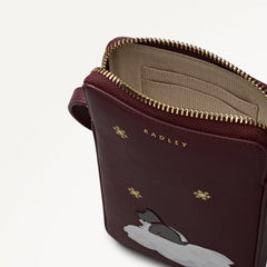 Dark Cherry Medium Phone Cross Body Bag - Radley London Women