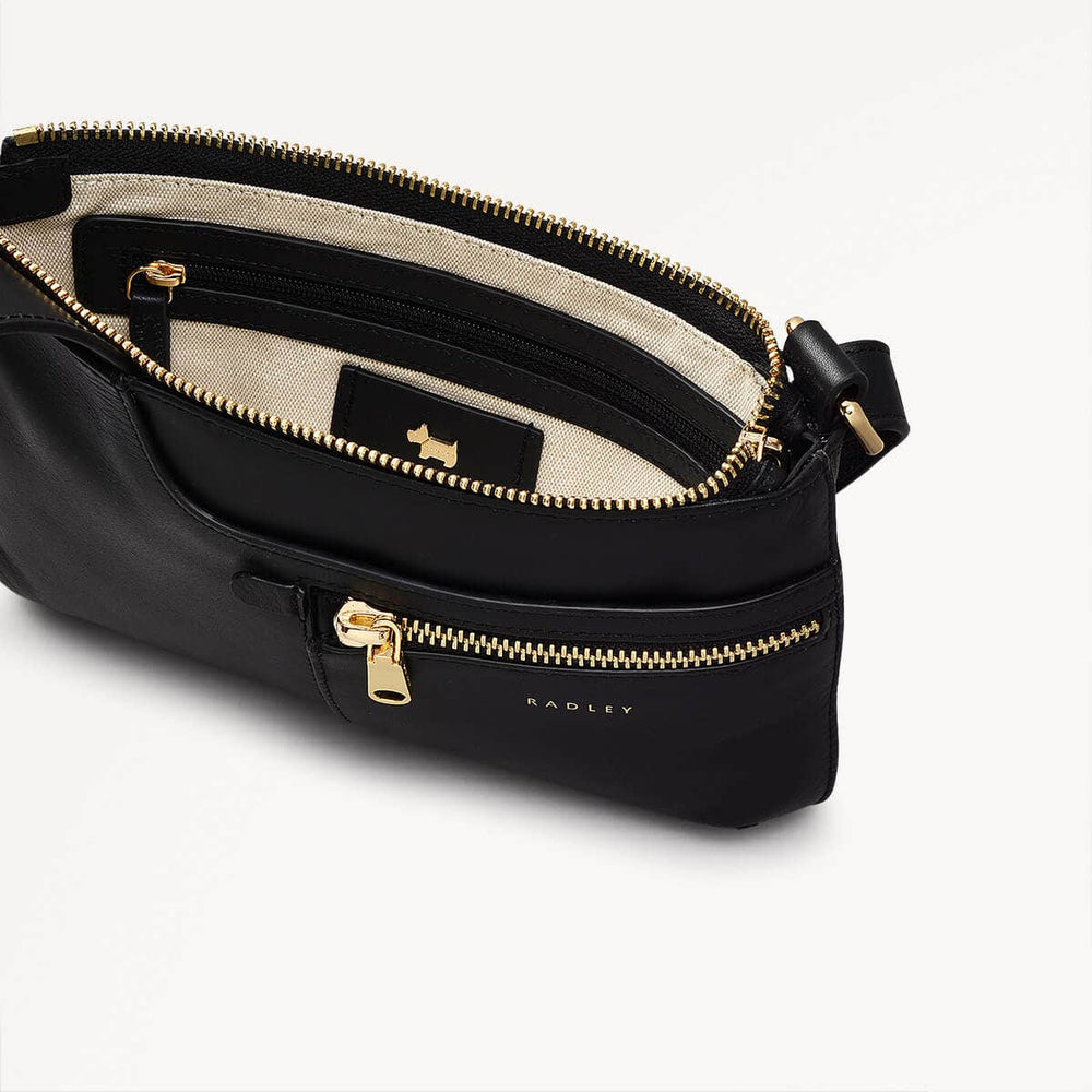 Black Mini Ziptop Cross Body Bag - Radley London Women
