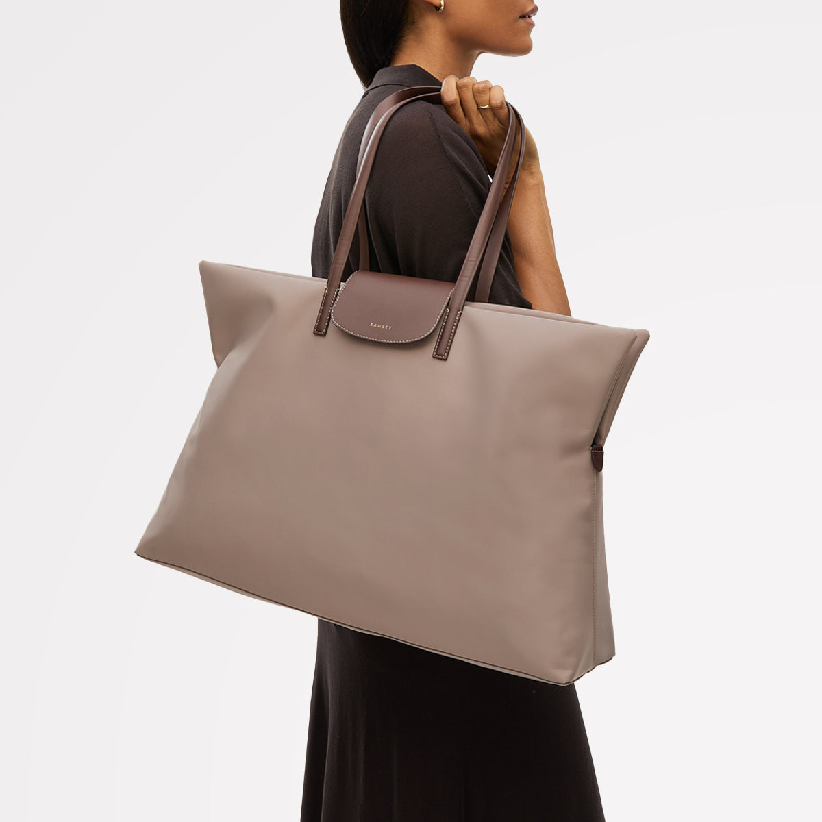 Black Fabric Large Shoulder Bag - Radley London Women